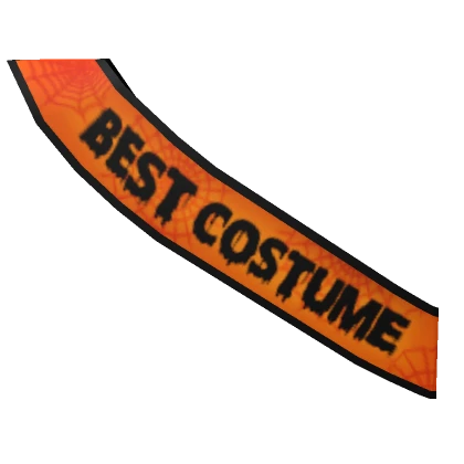 Best Costume Sash 👻 (1.0 Orange)