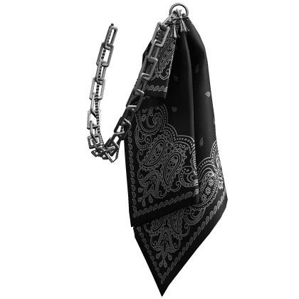 Chrome Waist Pocket Chain and Bandana
