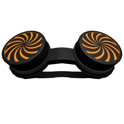 Raised Halloween Swirly Goggles