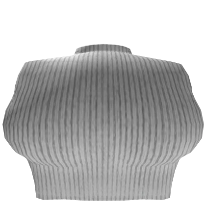 Basic White Woman Turtleneck Crop Top [3.0]