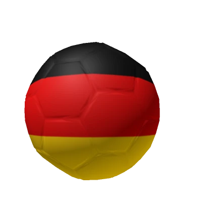 Germany Flag Globe Soccer Ball Head Helmet