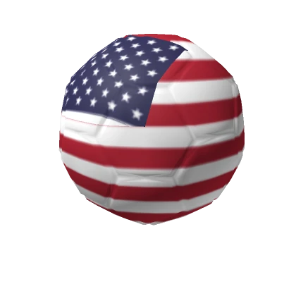 USA Flag Globe Soccer Ball Head Helmet US