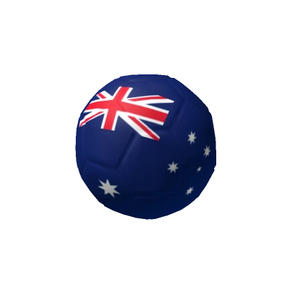 Australia Flag Soccer Ball Football Head Helmet