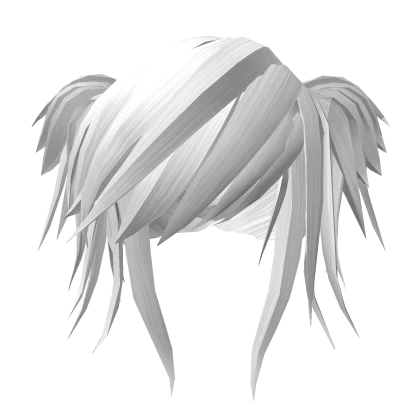 Messy Scene Tails in White