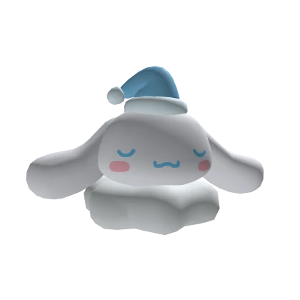 sleeping cinnamoroll on the cloud