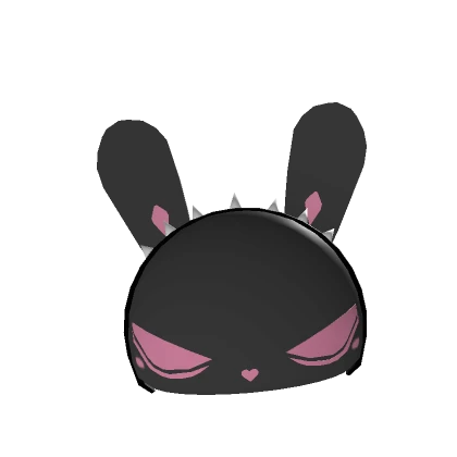 Gothic Gamer Bunny Helmet