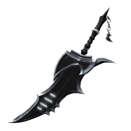 Halloween Silver & Black Greatsword