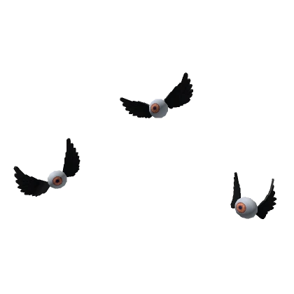 Black Wings Flying Eyeballs