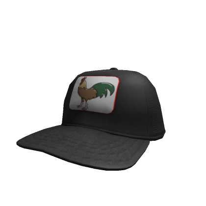 Cap Rooster Black