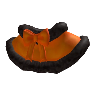 (3.0) Halloween Fur Trim Shawl