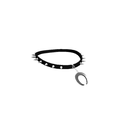 Black Crescent Moon Choker Necklace (3.0)