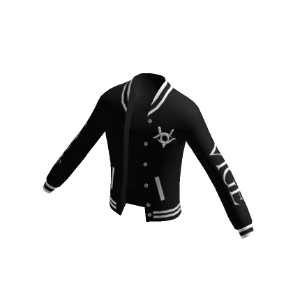 VIGE Varsity Jacket (Black)