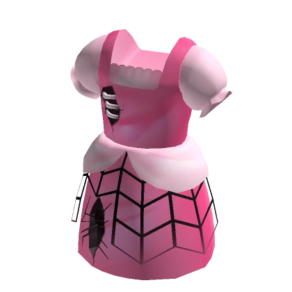 Spider Ghoul Pink Dress