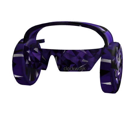 Amethyst Sparkle Time Clockwork Headphones+Shades