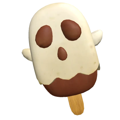 Halloween Ghost Chocolate Ice Pop 