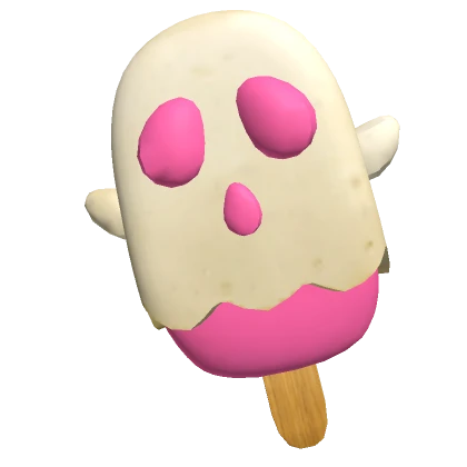 Halloween Ghost STrawberry Ice Pop