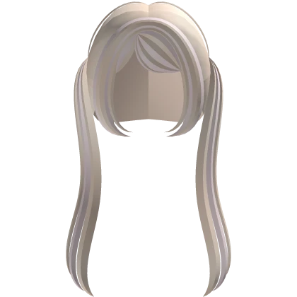 ꒰ ♡ FREE ꒱ ꒰ cute b/pink low pigtails ♡꒱