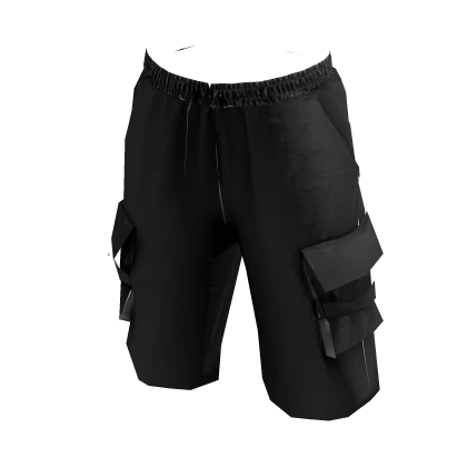 Swag Cargo Shorts - Black ✔️
