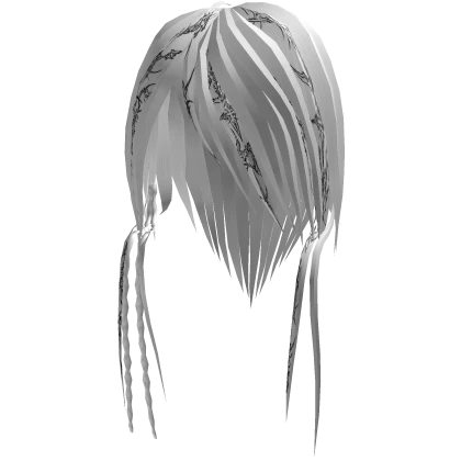 Vkei Ancient Braid Unique White Sigil Hair