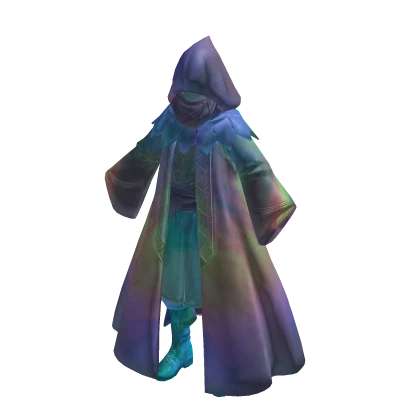  ✨Assassin Dark Hooded and Masked Cloak Set-Aura