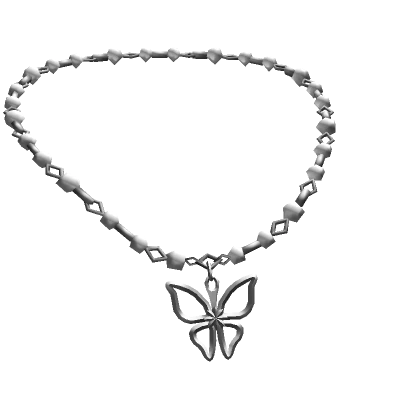 Y2K Butterfly Pearls Necklace