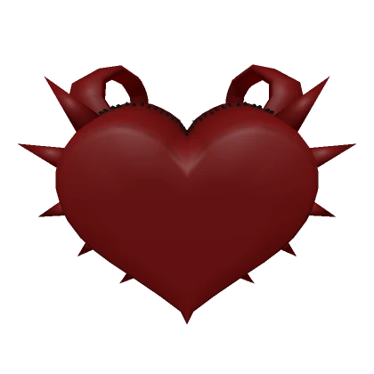 Red Emo Spikey Heart Backpack (3.0)