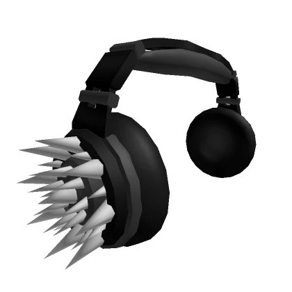 Super Spikey Headphones (White)