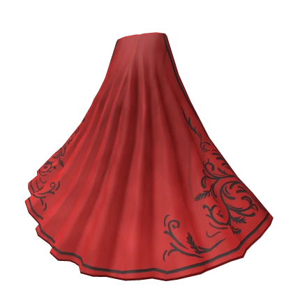 Red vampire lord cape