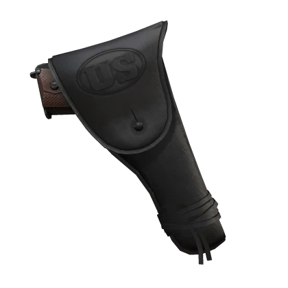 Black Leather Holstered 