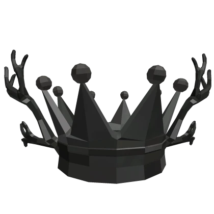 Black Sparkle Time Antler s + Crown of Abyss