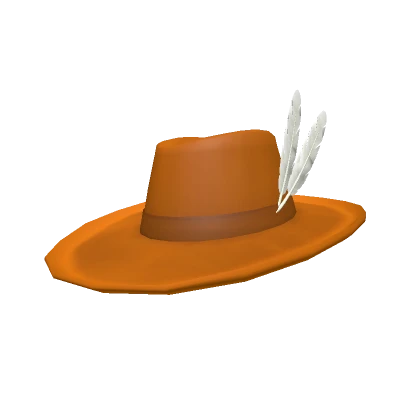 Orange Fedora