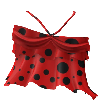 ʚ ladybug igari string slipped mori kei top