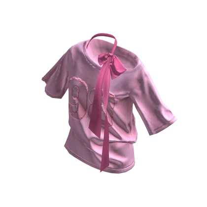 💗Y2K LOOSE FIT ASYMMETRICAL TOP_PINK
