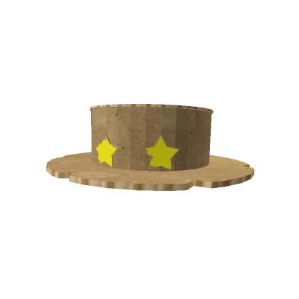 📦Cardboard hat with stars⭐