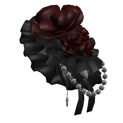 ♡ : gothic rose victorian headdress