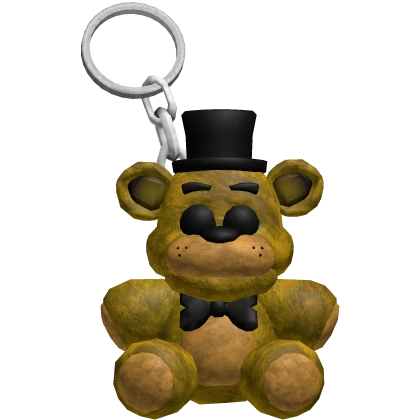 Golden Bear Freddy Plushie Keychain