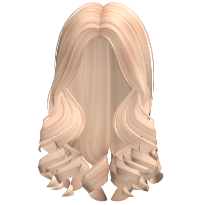 Girly Curled Cute Hair (Blonde)