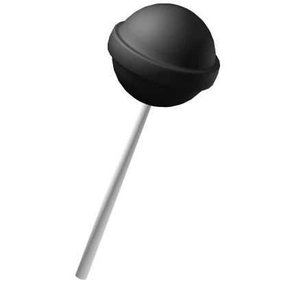 Black Lollipop Candy