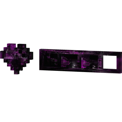 Animated Glitch Pink 8-Bit Hp Bar
