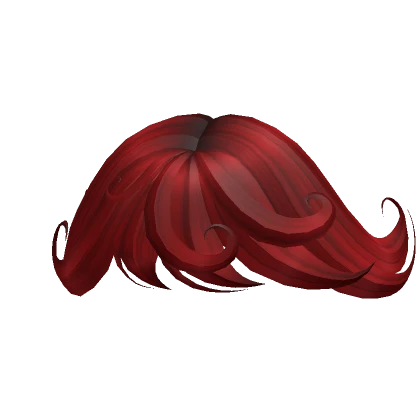 Swirly Anime Bangs in Red