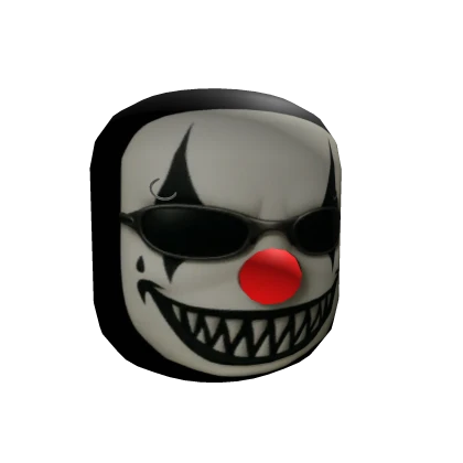 (Joker style) Mask with Glasses 