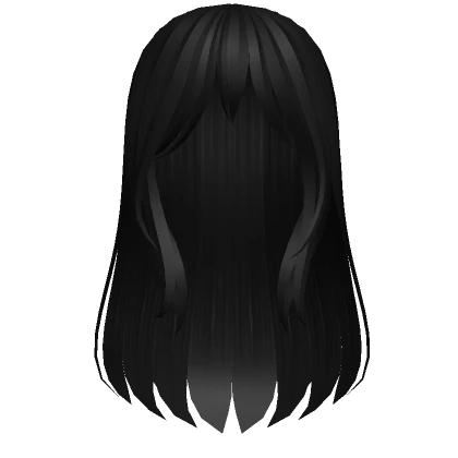 Long Black Anime Hair