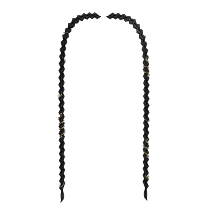 Front Braid Strands Extensions W Rings [Gold]