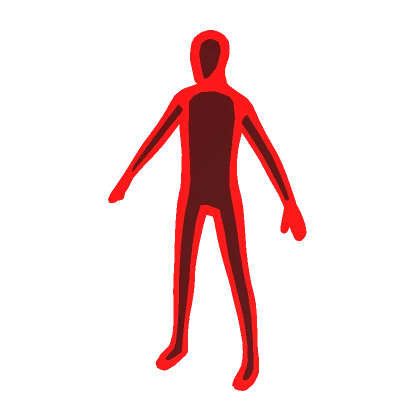 Red Full-Body Outline Aura (+ Head)