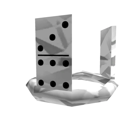 White Sparkle Time Domino Crown