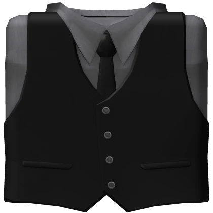 Grey Suit w/ Black Vest
