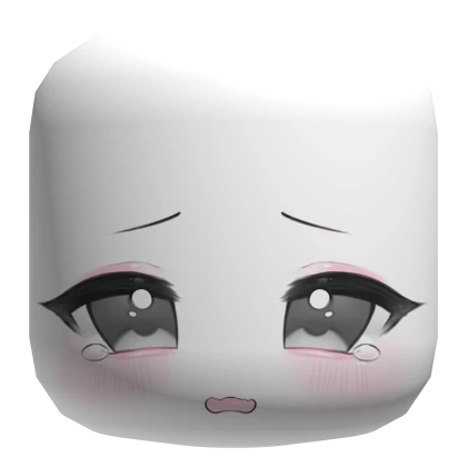 ♡ : crying anime face mask