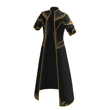 Black and gold noble monarch coat