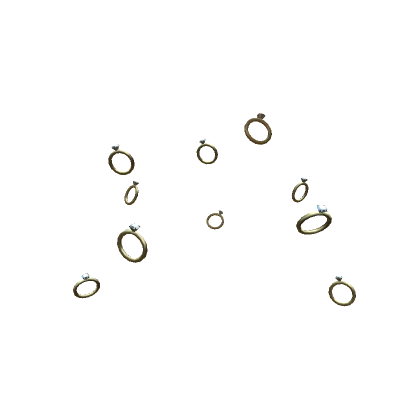 Gold Ring Confetti