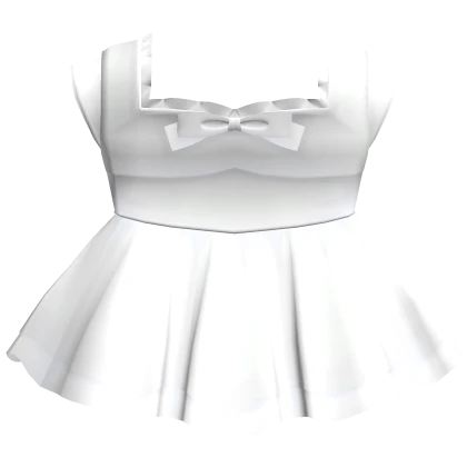 pretty gothic ruffled lace doll dress white